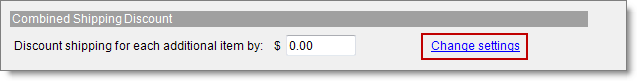eBay combined shipping discount change settings